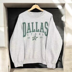 Dallas Stars Hockey Sweatshirt, Retro 90s NHL Unisex Men Women